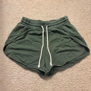 Aerie- Green Sweat Shorts (XS)